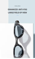 Gafas de natación antivaho profesionales para adultos, gafas de silicona impermeables galvanizadas, protección UV, gafas de natación para hombres - details 4