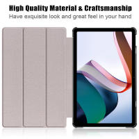 Funda de cuero magnética para tableta inteligente Xiaomi Redmi Pad, cubierta de 2022 pulgadas con soporte triple, 10,61 - details 6