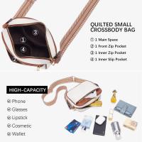 Nuevo estilo, bolso bandolera pequeño con múltiples cremalleras para mujer, correa ancha, billetera para teléfono móvil, bolso de hombro de PU - details 2