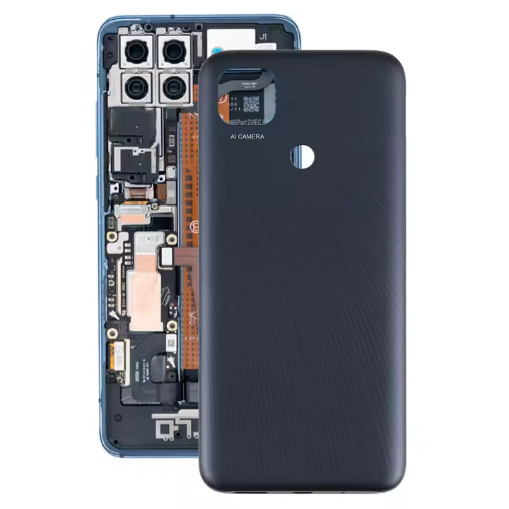 Contraportada original para Xiaomi Redmi 9C/Redmi 9C NFC/Redmi 9 (India)/M2006C3MG,M2006C3MNG,M2006C3MII,M2004C3MI (Negro) - 1