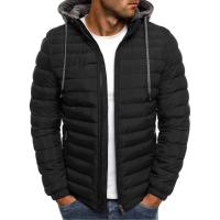 Chaqueta con capucha de algodón para hombre, camiseta corta, informal, nuevo estilo - details 2