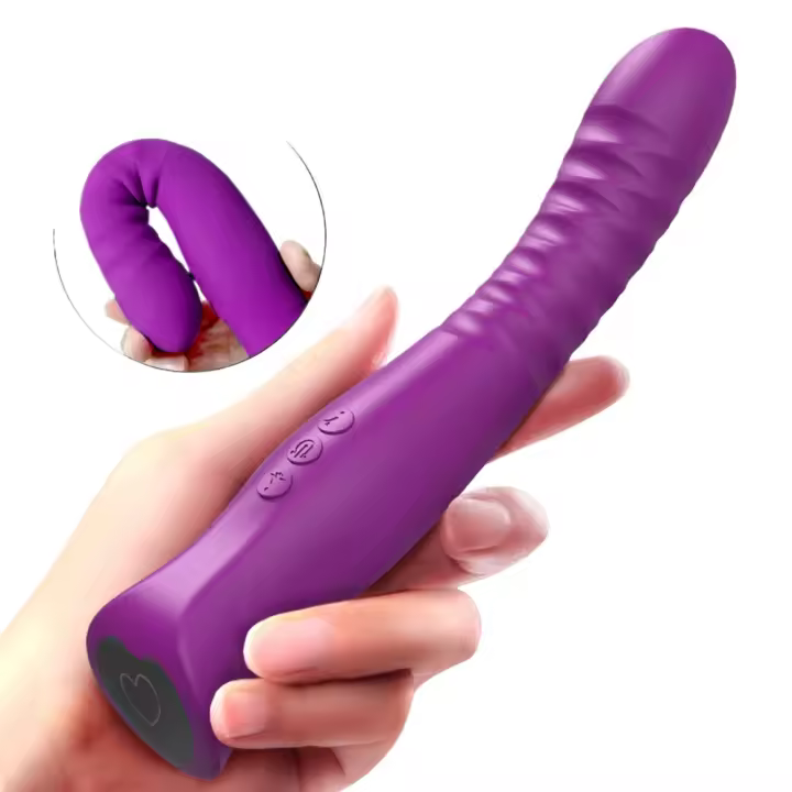Vibrador de Silicona Potente Estimulador de Clítoro y G-spot para Mujeres - 1