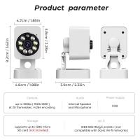 Cámara Inteligente de Seguridad para el Hogar SMATRUL 1080p Detección de Movimiento Humano PIR - details 0