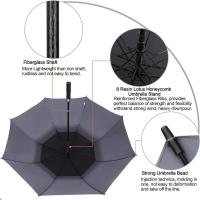 Paraguas de golf con apertura automática, paraguas impermeables a prueba de viento con techo doble extra grande de gran tamaño - details 162
