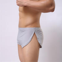 Bragas Masculinas Ropa Interior Bóxers Transpirable Hombre Bóxer Pijama Calzoncillos Side Split Cueca homem Shorts Ropa de dormir - details 4