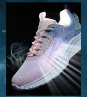 Nuevo Zapatillas para correr para mujer, zapatillas deportivas con cojín de aire, suela suave, zapatillas deportivas de tenis de malla ligeras - details 3