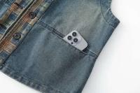 Chaleco Denim Retro para Mujer Chaleco Ajustado sin Mangas, Botón Único, Moda Casual de Primavera y Otoño, Novedad 2024 - details 21