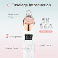 Kit de Vacío para Eliminar Puntos Negros Herramienta Extractora de Pores con 3 Niveles de Succión, 5 Probos, Recargable por USB, Adecuado para Mujeres y Hombres - details 3