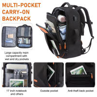 Nueva mochila de ordenador impermeable multifuncional para hombres, mochila de negocios de gran capacidad, bolsa de viaje de negocios de ocio - details 10