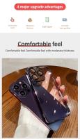 Funda de protección de lente de cámara de lujo para iPhone 15, 14, 13, 12, 11 Pro Max, 14, 15 Plus, fundas de teléfono transparentes a prueba de golpes de silicona suave - details 1