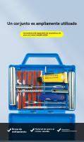 kit repara pinchazos coche Neumáticos mini caja de herramientas para casa - details 16
