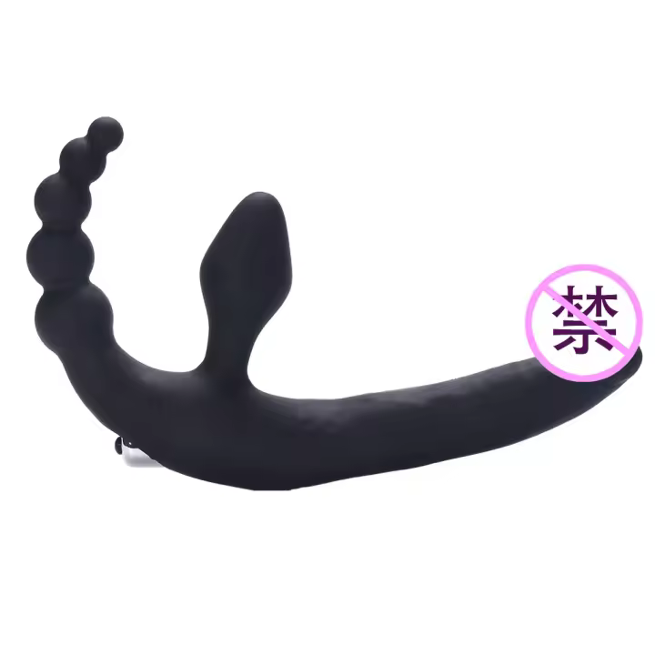 Consolador realista para el ano, vibrador con cuentas, tapón anal, masajeador de doble penetración, bragas vibratorias - 1