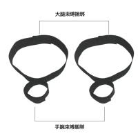 Conjunto de Bondage BDSM para adultos, juegos con esposas, ataduras de tobillo, Juguetes sexuales para mujeres, parejas, cama de esclavo, correa SM, puños suaves, Sex Shop - details 4