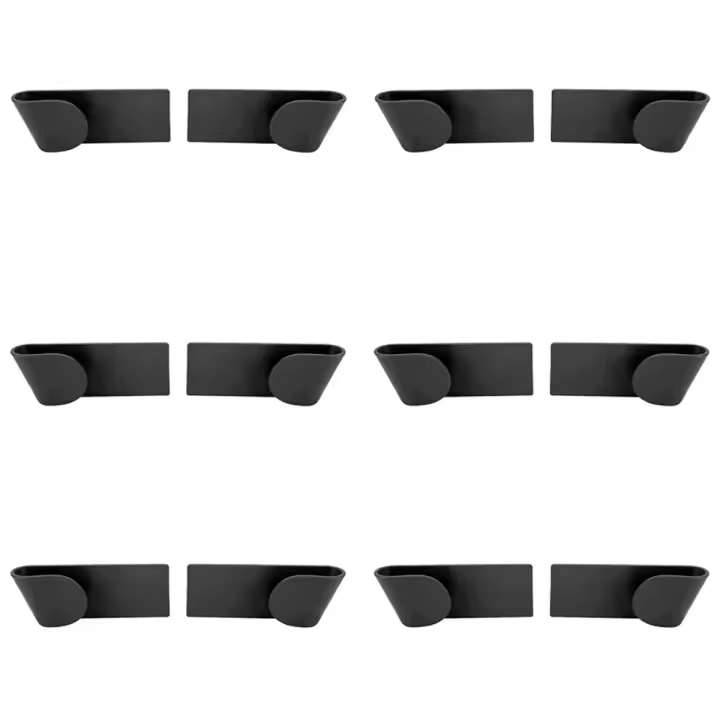 6 pares de estantes de almacenamiento de tapa de olla - 1