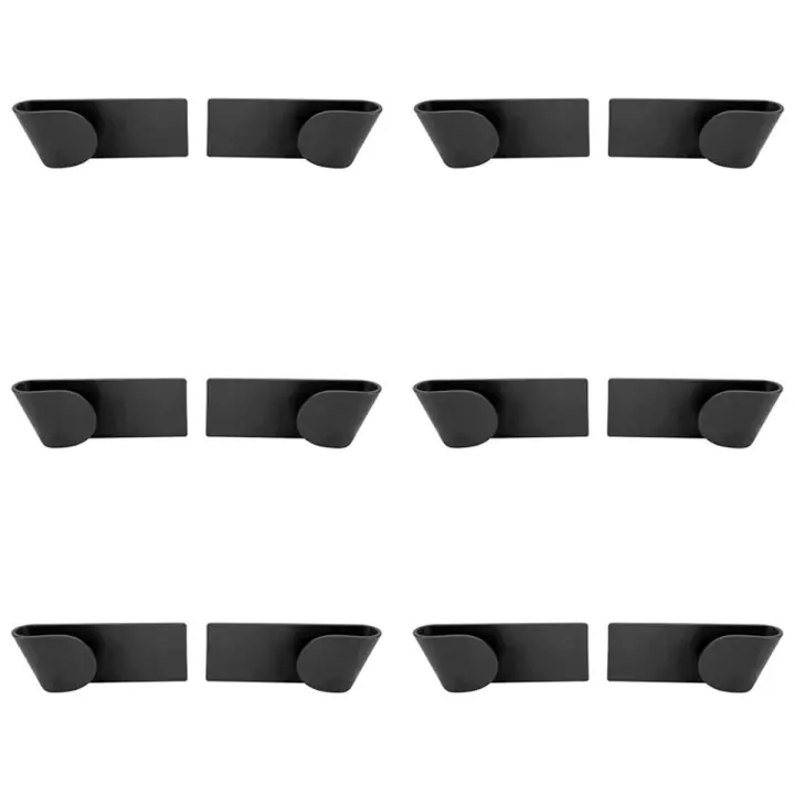 6 pares de estantes de almacenamiento de tapa de olla - 1