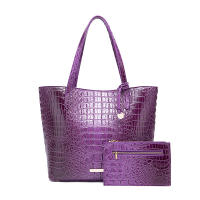 Nuevo europeo y americano transfronterizo Amazon estación independiente portátil tote madre retro bolso de las mujeres multicolor Brahman patrón de cocodrilo - details 6