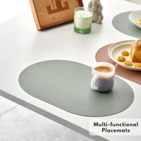 Manteles de Comedor de Cuero Falso Inyahome 1/4PS Antideslizantes, Resistentes a Manchas, Fáciles de Limpiar - details 11