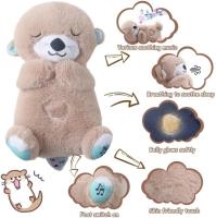 Muñeco de Panda para Niños con Movimientos de Respiración y Música Figura de Dibujos Animados de Algodón Tencel Ayuda de Dormir con Luz y Sonido Regalos de Navidad y Celebración - details 3