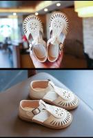 Sandalias de niña Primavera-Verano 2024 Estilo británico Zapatos de playa de cuero - details 21