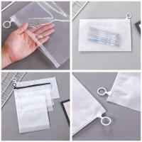 StoBag 50 Uds venta al por mayor bolsas de embalaje esmeriladas transparentes cremallera Ziplock pequeña ropa sellada papelería almacenamiento bolsa reutilizable - details 8