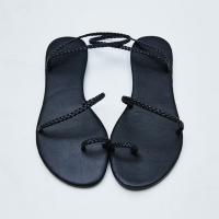 Sandalias de mujer 2025 nuevas sandalias de mujer de cabeza redonda, sandalias planas versátiles de moda para mujer - details 7
