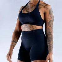 Sujetador deportivo sin costuras para mujer, ropa deportiva de secado rápido con Espalda descubierta, alta elasticidad, a prueba de golpes, para Yoga - details 18