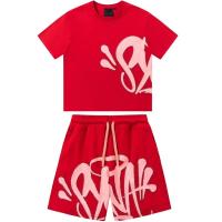 Syna World Drill Chándales de verano Conjunto de camiseta y pantalón corto de hip hop para hombre - details 9