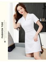 Uniforme de Verano de Manga Corta Traje de Belleza de Salón de Belleza para Mujeres - details 3