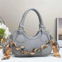 Bolso bandolera de lujo hecho a mano para mujer, bolso de hombro de gran capacidad de alta gama, forro de poliéster estilo 22040 - details 3