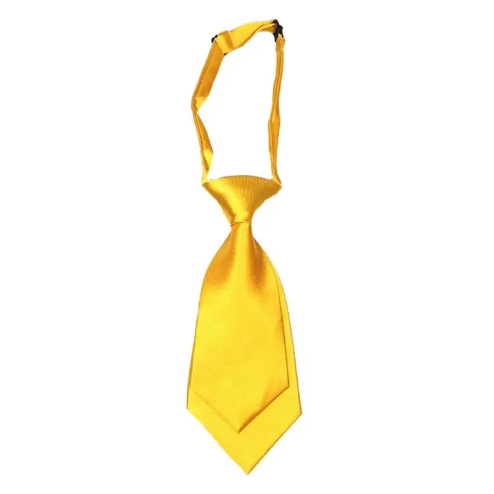Para mujeres, accesorios de fotografía de doble capa, Color sólido para niños, corbata pequeña, corbata de uniforme escolar, corbata elástica, corbata para niños - 1