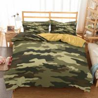 Juego de Ropa de Cama de Camuflaje 3D Cubierta de Edredón Suave con Funda de Almohada para Niño, Niña, Adulto Textil para el Hogar Cool - details 4