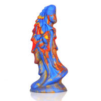 Silicona líquida de colores mezclados, gran simulación con forma irregular, tapón anal vestibular, pene falso para productos de mujer - details 10