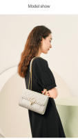 FOXER-Bolso de cuero dividido para mujer, bandolera informal de alta calidad - details 7