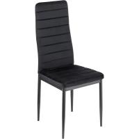 Sillas de Comedor de 4 Piezas Elegantes Resalto Alto, Asiento Ergonómico, Diseño con Costuras Decorativas Material de Piel Sintética, Estructura de Acero - details 13