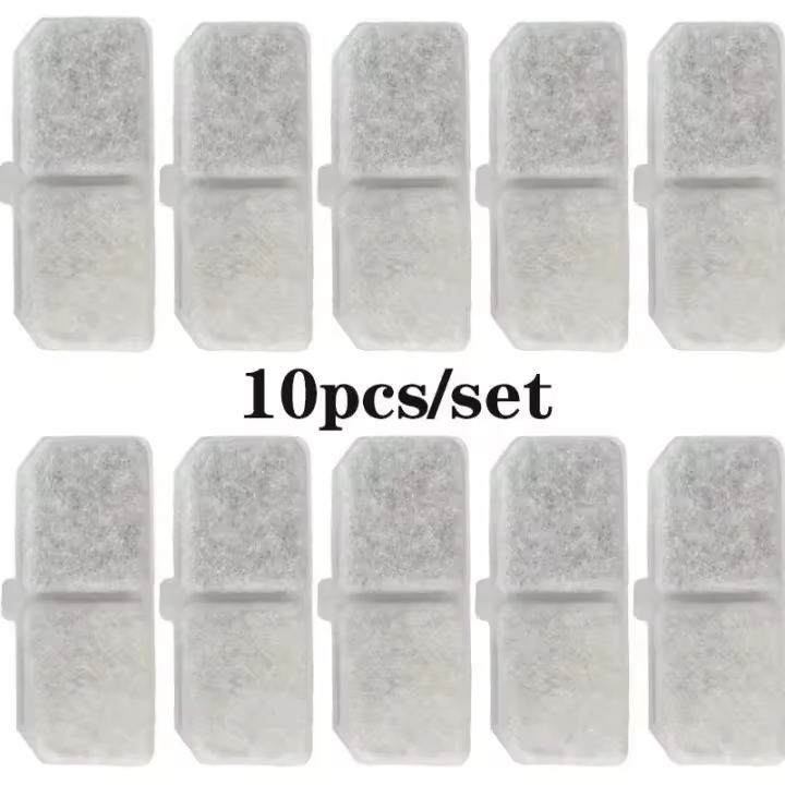 Fuente de agua para gatos, elementos de repuesto, cuenco para mascotas, filtro para beber automático, 10/5 Uds. - 1