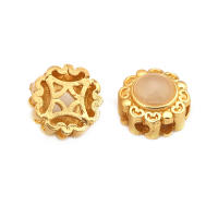 5 uds. De cuentas redondas de latón de Color dorado mate, estilo Vintage, pulseras de cuentas nepalesas, cuentas espaciadoras, suministros para fabricación de joyas, accesorios Diy - details 51