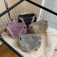 Bolso de noche con diamantes brillantes para mujer, bolsa de lujo con diamantes de imitación para banquete, con cadena de Metal, a la moda, 2024 - details 5