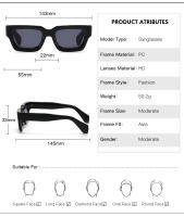 Toyear-gafas de sol cuadradas clásicas para mujer y hombre, lentes de sol de tendencia, diseñador de lujo, gafas de conducción Punk, UV400 - details 4