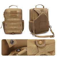 Bolso de pecho táctico para hombre, bolsa de hombro impermeable para deportes al aire libre, senderismo, escalada, aparejos, Molle - details 7