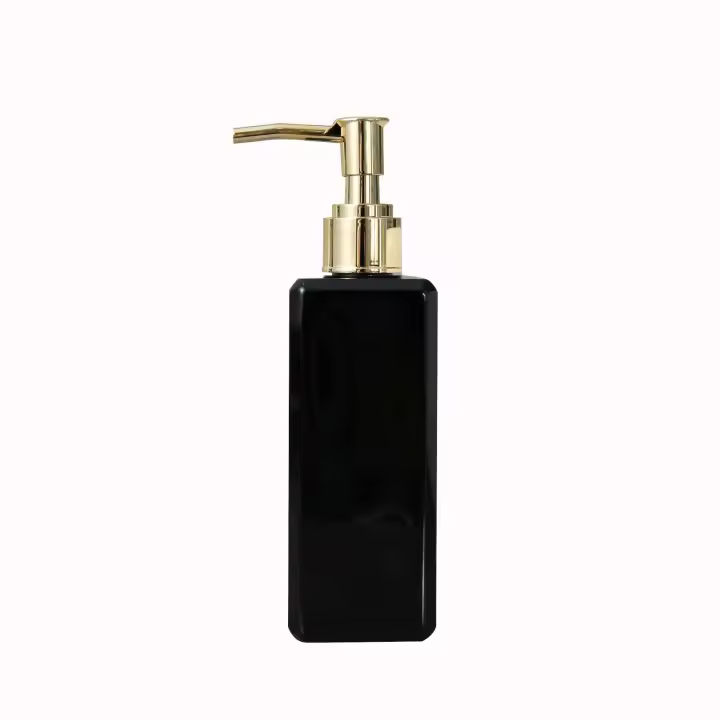Dispensador de jabón de 250 ml, botella cuadrada de plástico para baño, champú, plato de cocina, contenedor de desinfectante para manos - 1