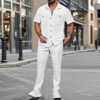 Moda Deportiva de Verano de Alta Gama Conjunto de Camiseta y Pantalones para Hombres - details 3