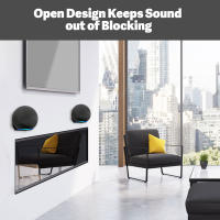 GGMM-Soporte de pared B1 con estante, para Amazon Alexa Echo 4ª generación/Echo Dot 4ª generación - details 4