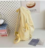 Mochila de viaje de gran capacidad, novedad de 2025, mochila escolar sencilla de Color sólido para estudiantes, Mochila deportiva, bolsa para ordenador - details 21
