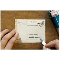 Mini sobres de papel de carta de felicitación Retro, papelería Vintage, tarjeta, 12 unidades por lote - details 3