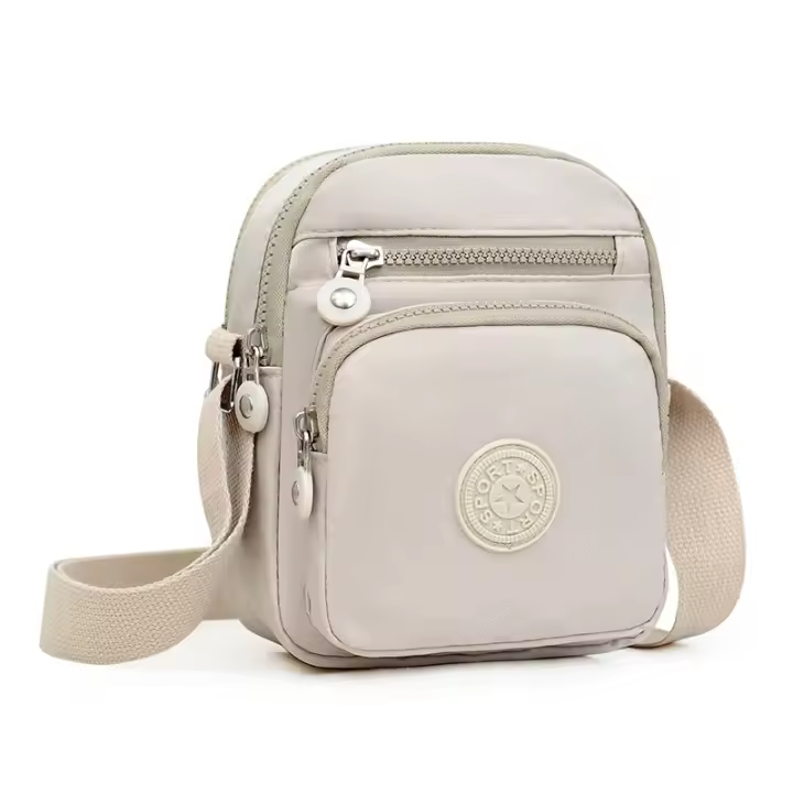 Nuevo bolso de tela de flores de hombro, bolso de mensajero informal de moda, mochila pequeña de compras - 1
