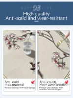 Tablecloth PVC Waterproof and Oil-proof Cover Vinyl Tablecloth Rectangular Round Outdoor Tablecloth 6/8/10/12 Seats Chinese Tabl - details 7