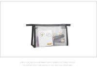 Bolsa de maquillaje portátil para viajes, gran capacidad, alta estética, estilo coreano moderno, impermeable, adecuada para estudiantes - details 30