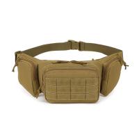 Riñonera de gran capacidad para exteriores, bolsa de pecho de nailon de alta densidad, impermeable, para escalada, multifuncional, Molle, bolsa colgante para cintura de viaje - details 19