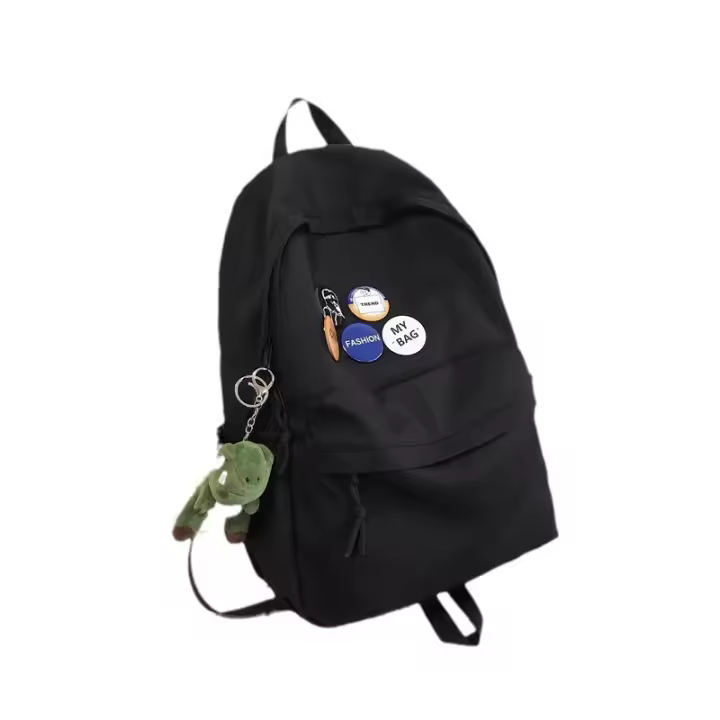 Backpack men's simple large capacity travel backpack casual Japanese style junior high school high school college student schoolbag student - 1