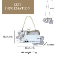 Nuevo bolso Cheongsam de boda de perlas de estilo chino Xiaoxiangfeng, bolso de mensajero para mujer, bolso de noche portátil. - details 0